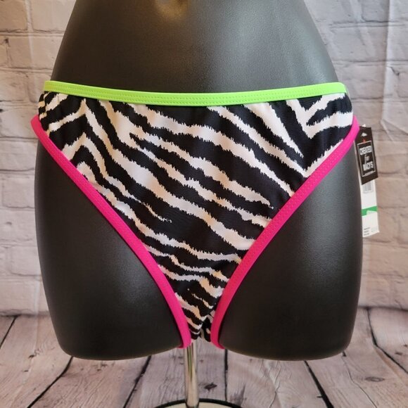 California Waves Juniors' Printed Bikini Bottoms - Picture 1 of 3